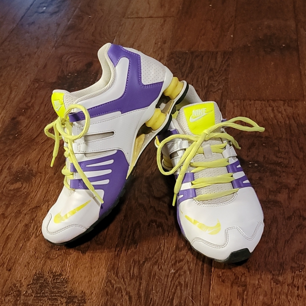 Green/Purple Nike Shox - Good Condition